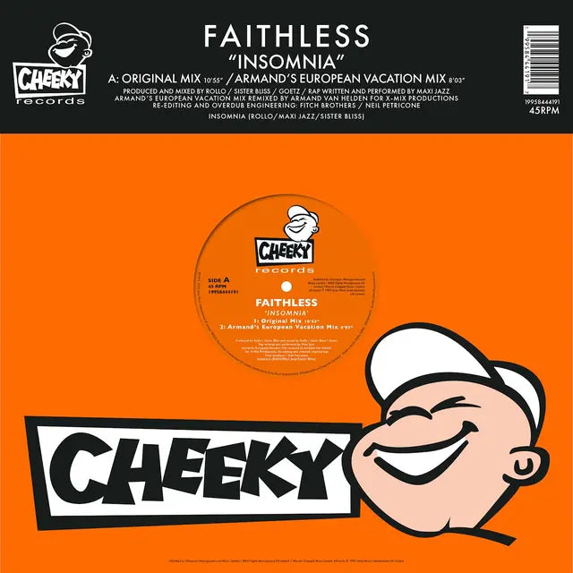 Faithless Insomnia (30th Anniversary) (Orange Vinyl)