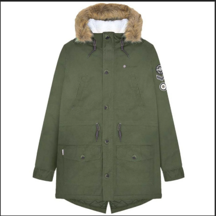 Lambretta Sherpa Lined Parka Jacket