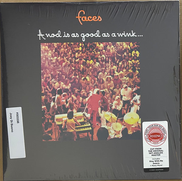 Faces (3) - A Nod Is As Good As A Wink...To A Blind Horse