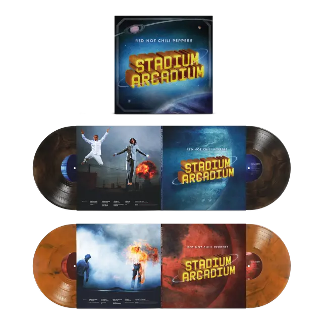 Red Hot Chili Peppers Stadium Arcadium (20th Anniversary Edition) (Brown & Orange Smoke Vinyl)