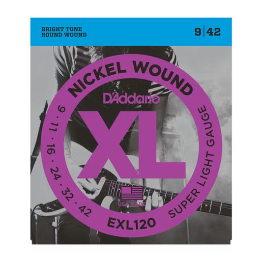 9-42 D'Addario Guitar Strings