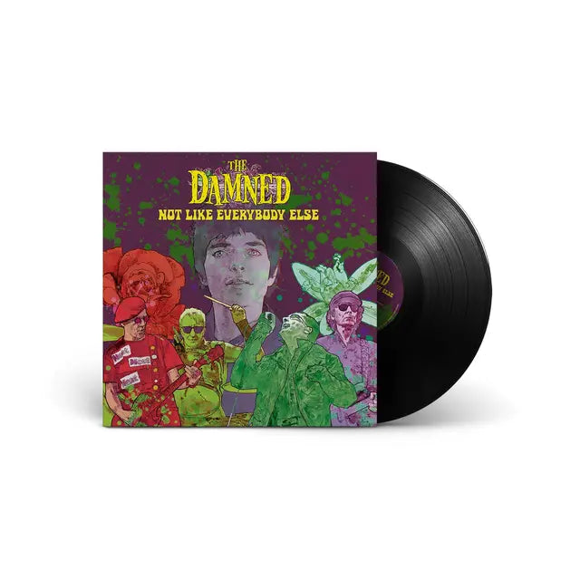 The Damned Not Like Everybody Else / Black LP