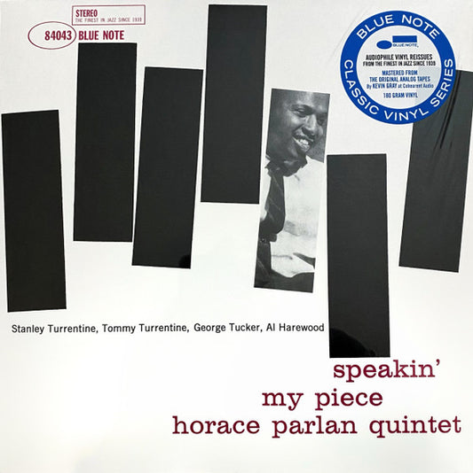 Horace Parlan Quintet ‎– Speakin' My Piece