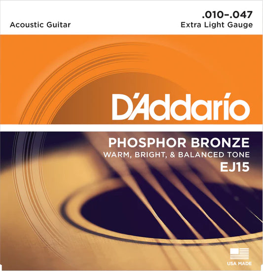 D'Addario 10-47 Acoustic Guitar Strings